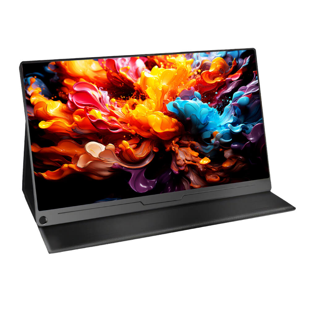 Portable Monitor 15.6inch FHD 1080P USB C HDMI IPS Computer Display w/Speakers
