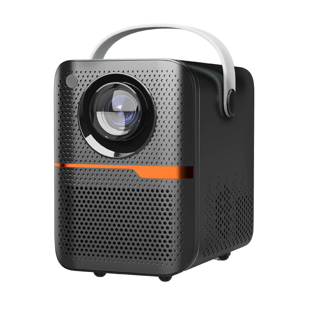 Portable Mini Projector with 4K Input Support, Wi-Fi and Bluetooth, 300 ANSI Lumens