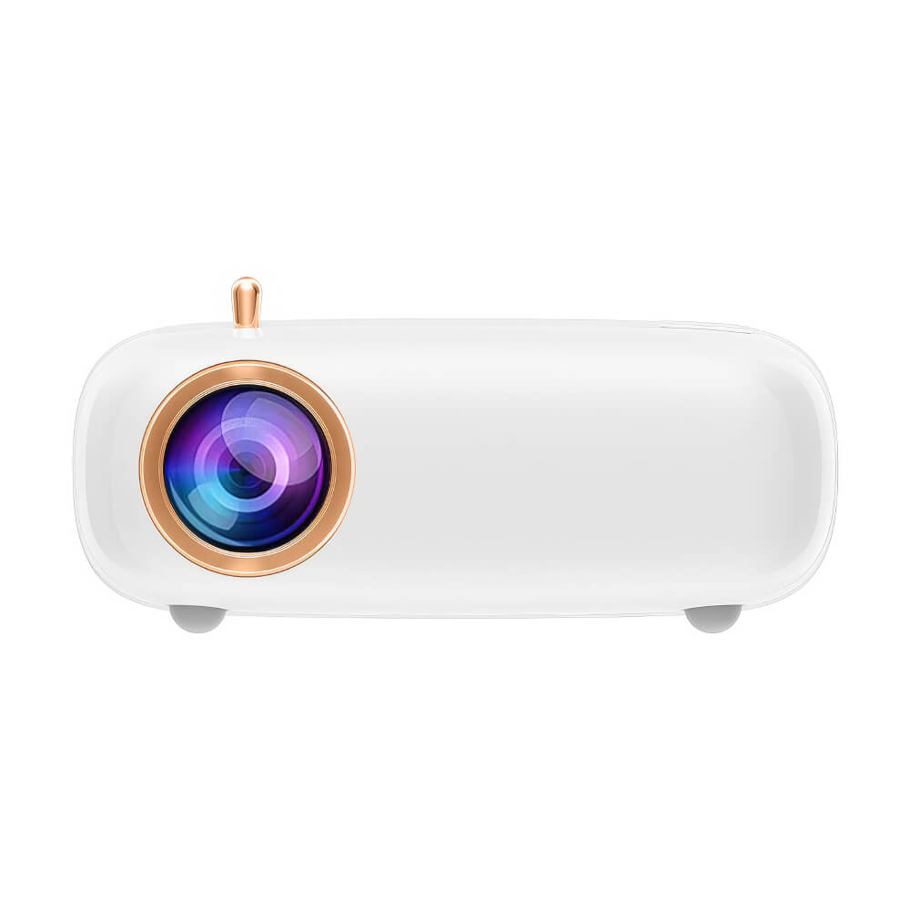 Mini Portable Projector with Wi-Fi & Bluetooth, 720P Native 1080P Supported